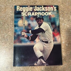 Reggie Jackson’s Scrapbook.   Great condition. Great for collector.